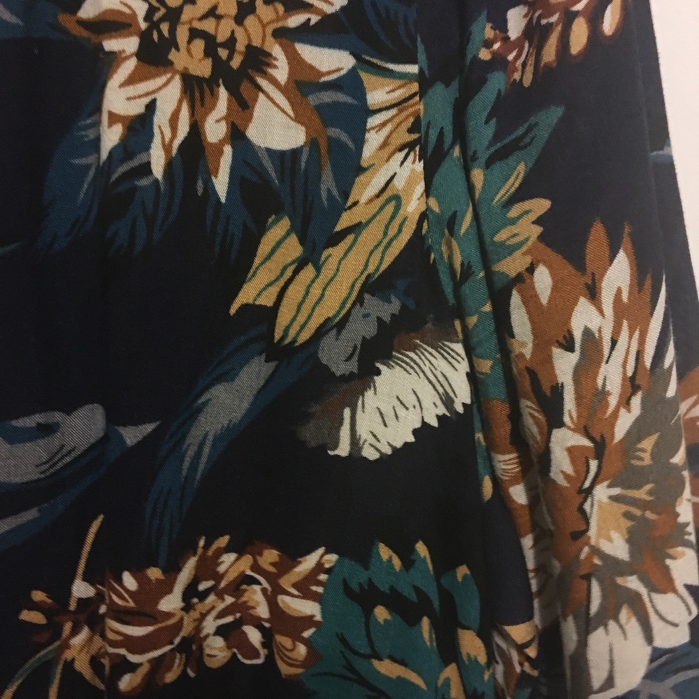 Long navy dress